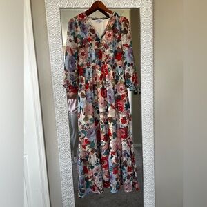 Piper and Scoot floral maxi dress Large